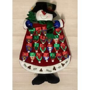 Vintage snowmen advent calendar